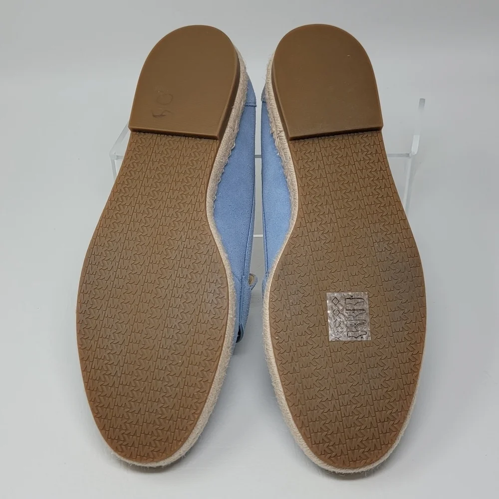 MICHAEL Michael Kors Women's Lennon Slip On Loafer Espadrille Blue Size 10 New